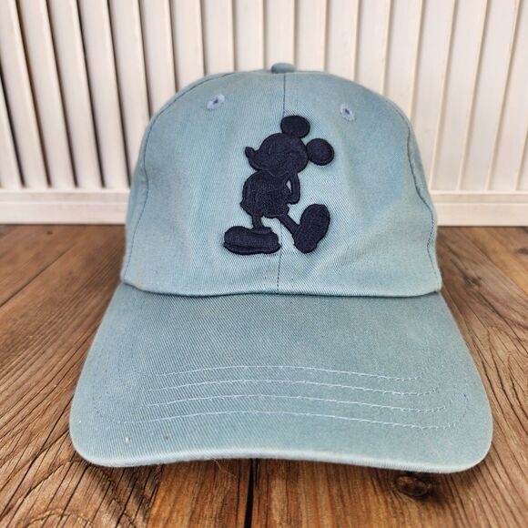 Disney Parks Mickey Mouse 1928 Hat Light Blue Strapback Dad Cap Adjustable OSFA - Picture 2 of 10